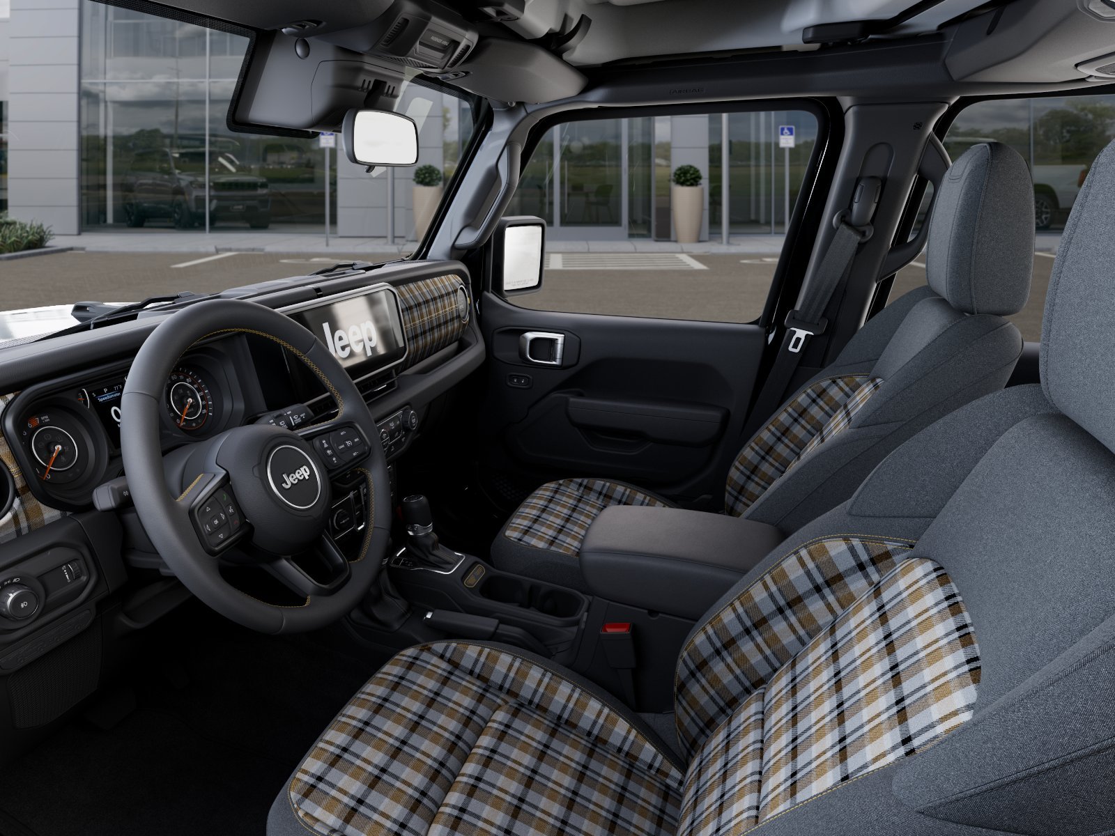 New 2026 Black Clear-Coat Exterior Paint Jeep 4-Door 85th Anniversary Edition image 22