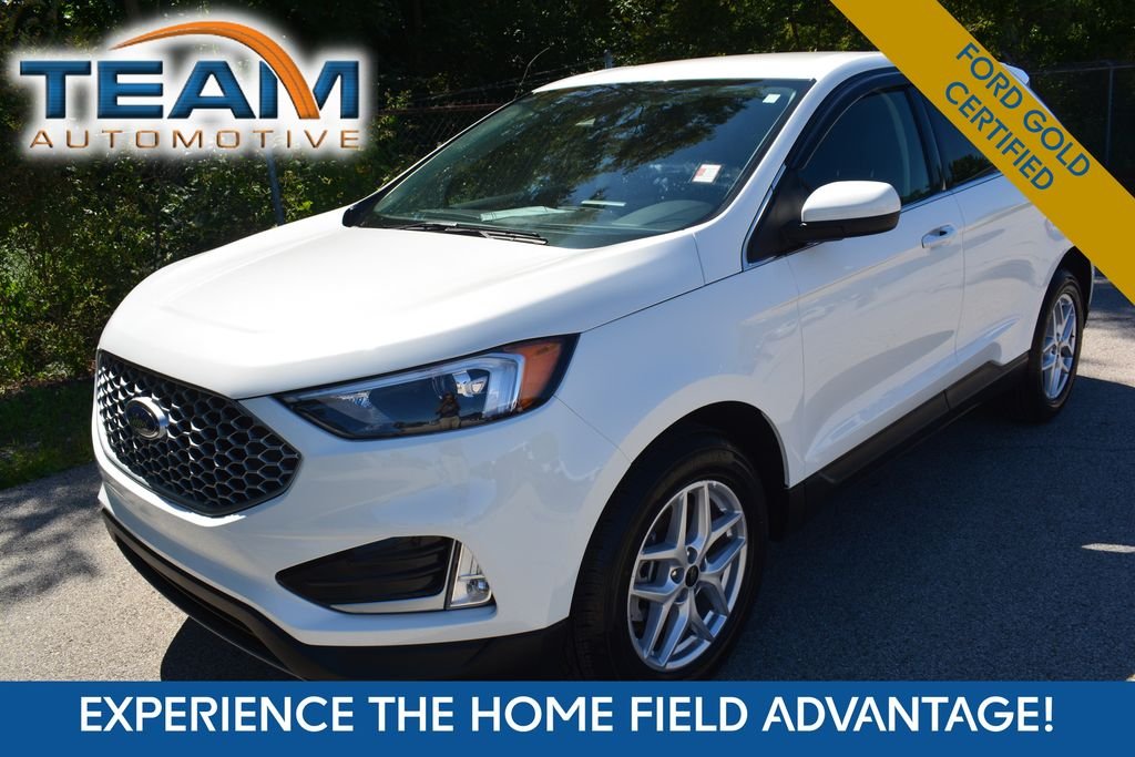 Certified Used 2024 White Ford SEL image 1