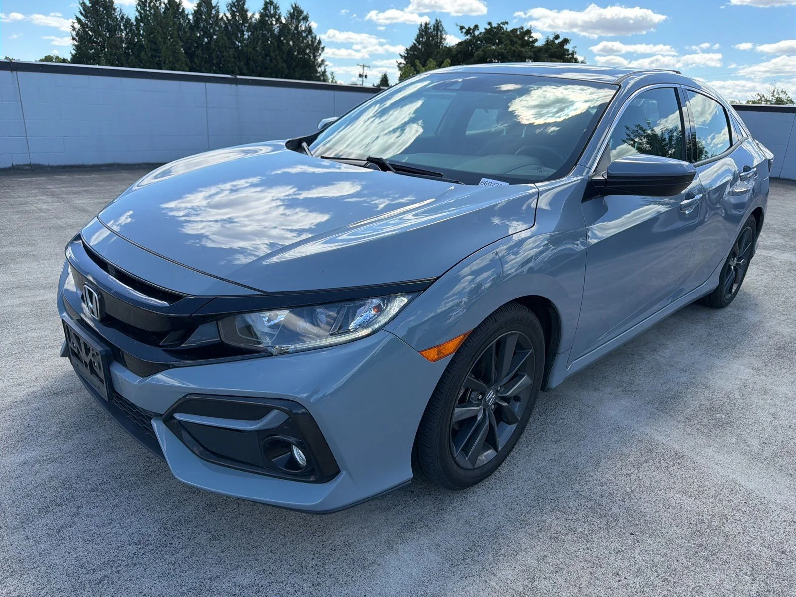 Used 2021 Sonic Gray Pearl Honda EX image 1