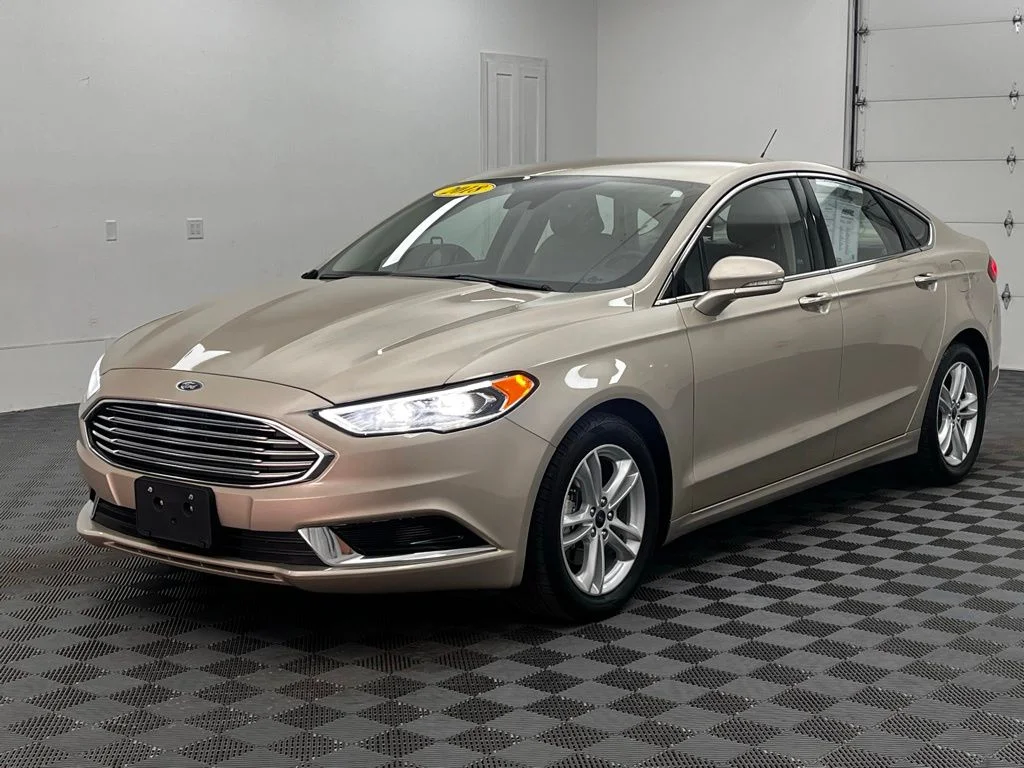 Used 2018 Ford Fusion SE with VIN 3FA6P0HD7JR149591 for sale in Troy, OH