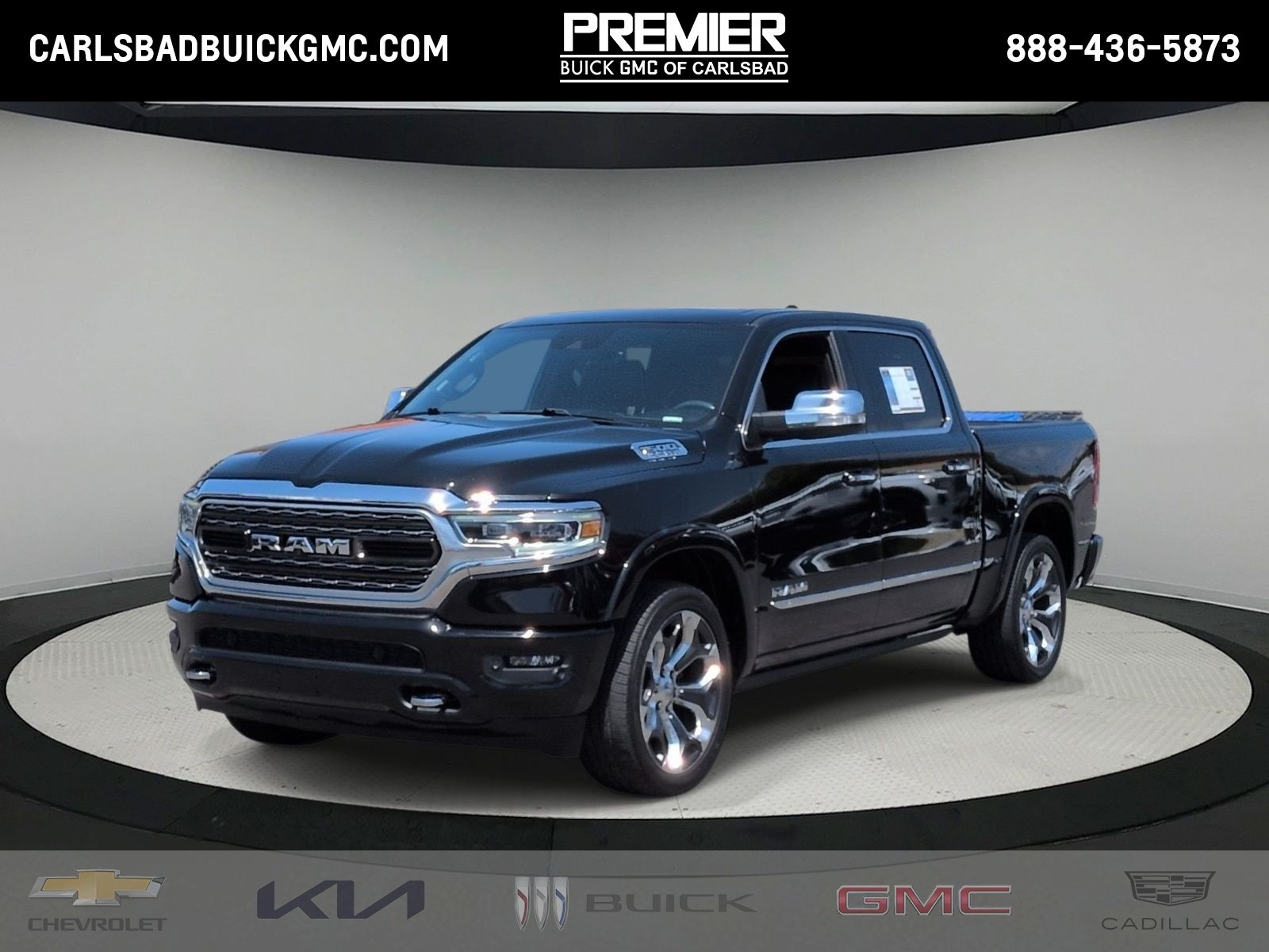 Black 2021 RAM 1500 Pickup Truck Four-Wheel Drive
