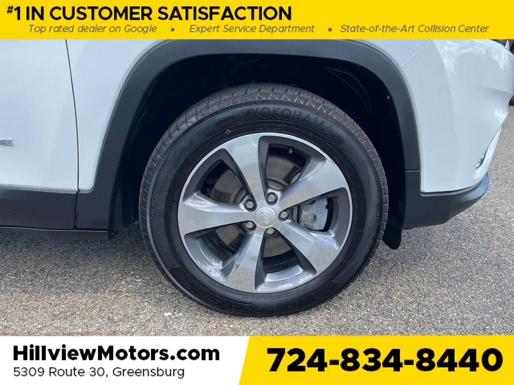 Certified Used 2019 Bright White Clearcoat Jeep Limited image 14
