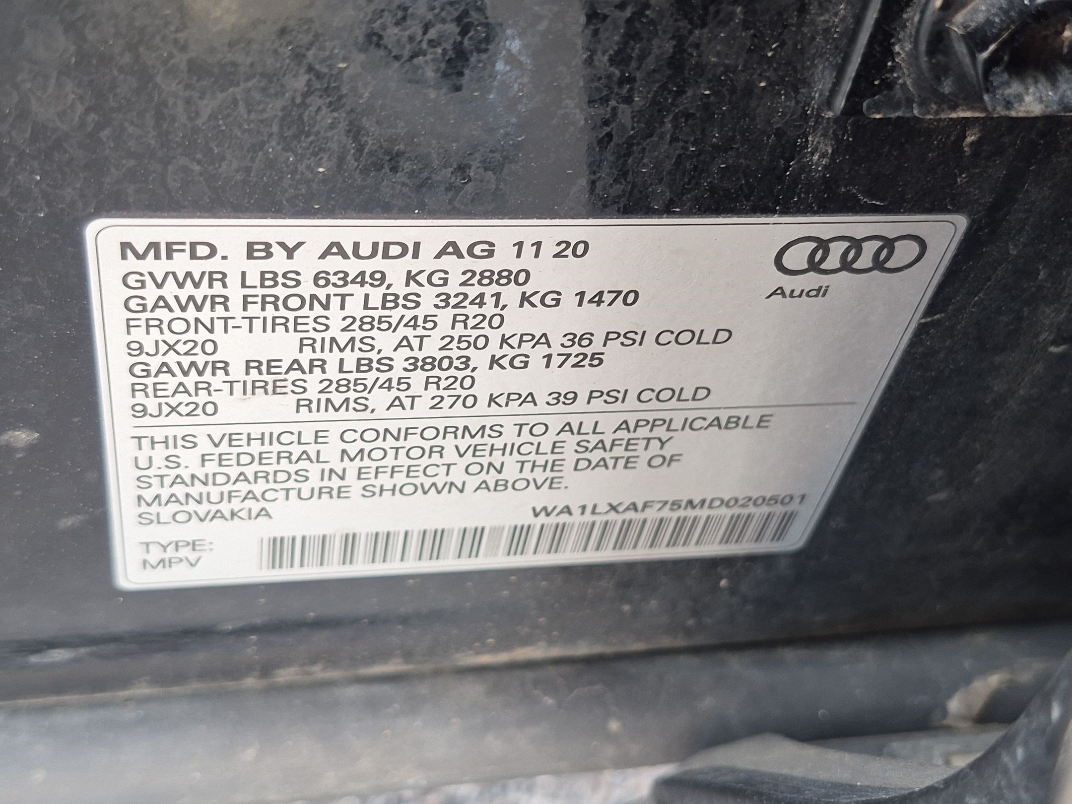 Used 2021 Night Black Audi Premium Plus image 34