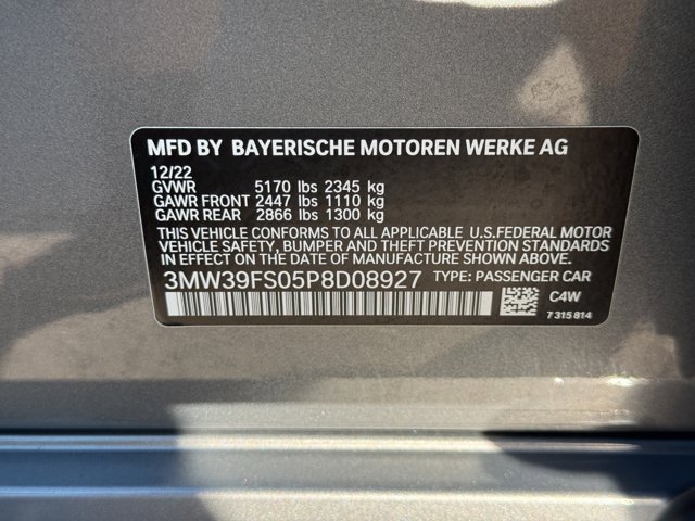 Used 2023 Skyscraper Grey Metallic BMW 330e xDrive image 27