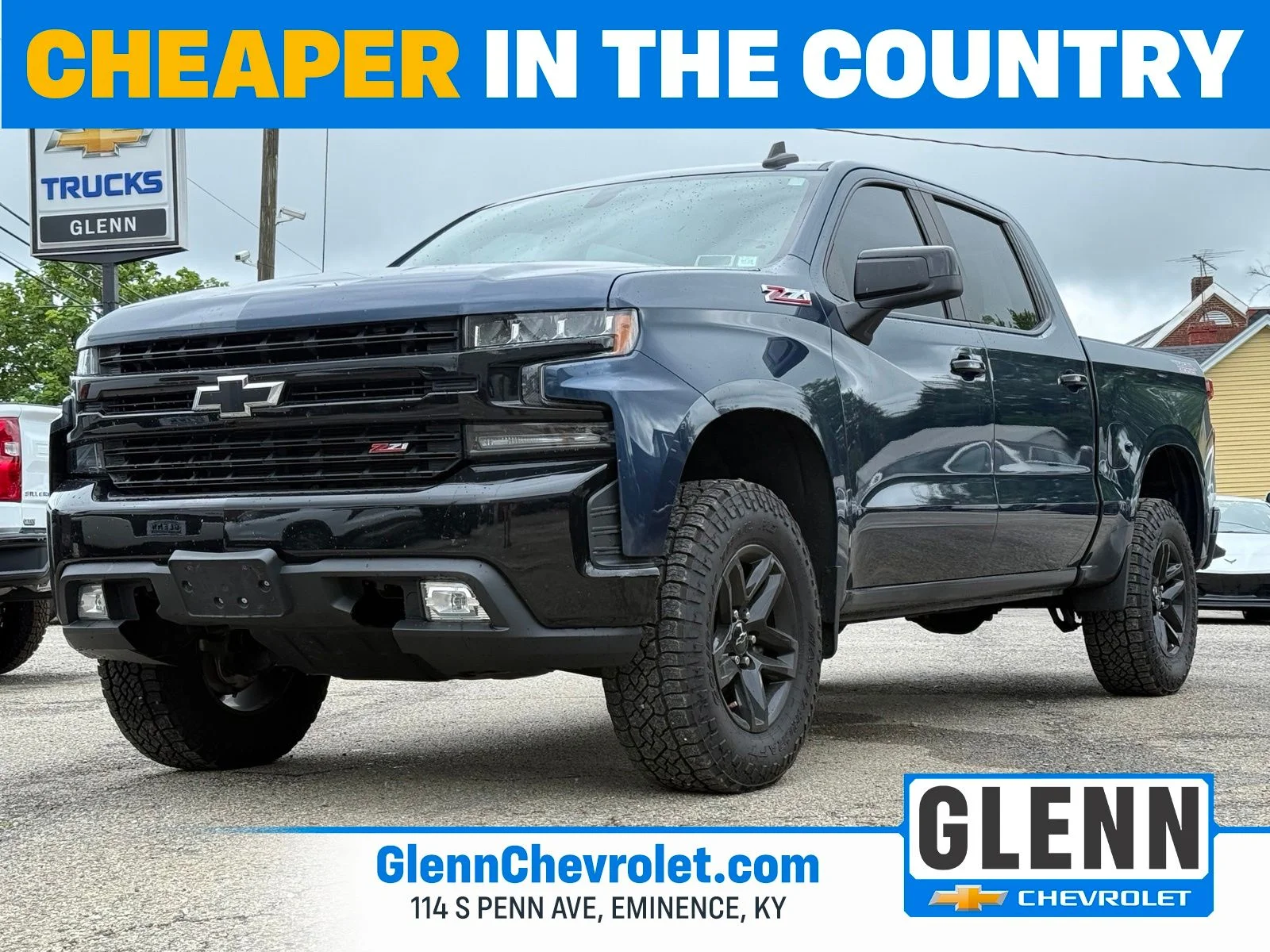 Used 2020 Blue Chevrolet LT Trail Boss image 1