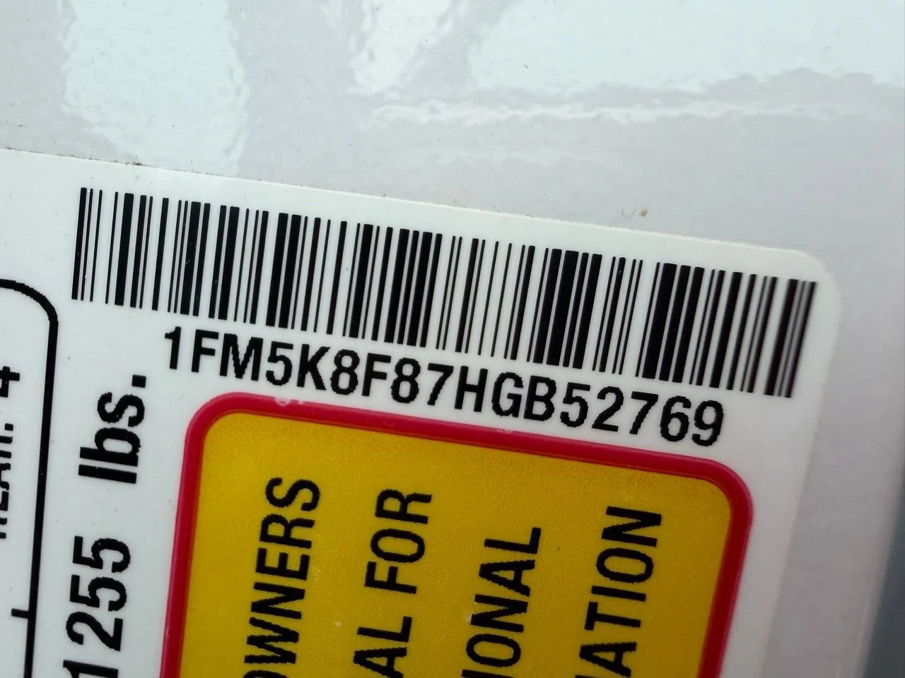 Used 2017 White Platinum Tri-Coat Ford  image 11