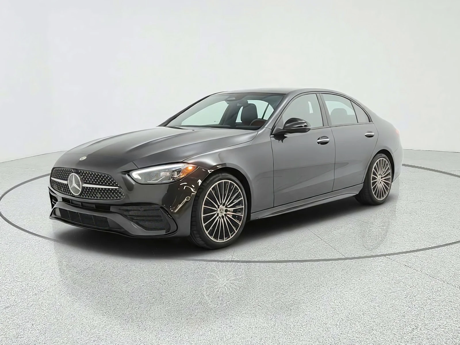 Certified Used 2024 Graphite Grey Metallic Mercedes-Benz C 300 Sedan image 1