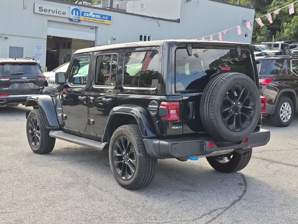 Used 2024 Black Jeep Sahara 4xe image 8
