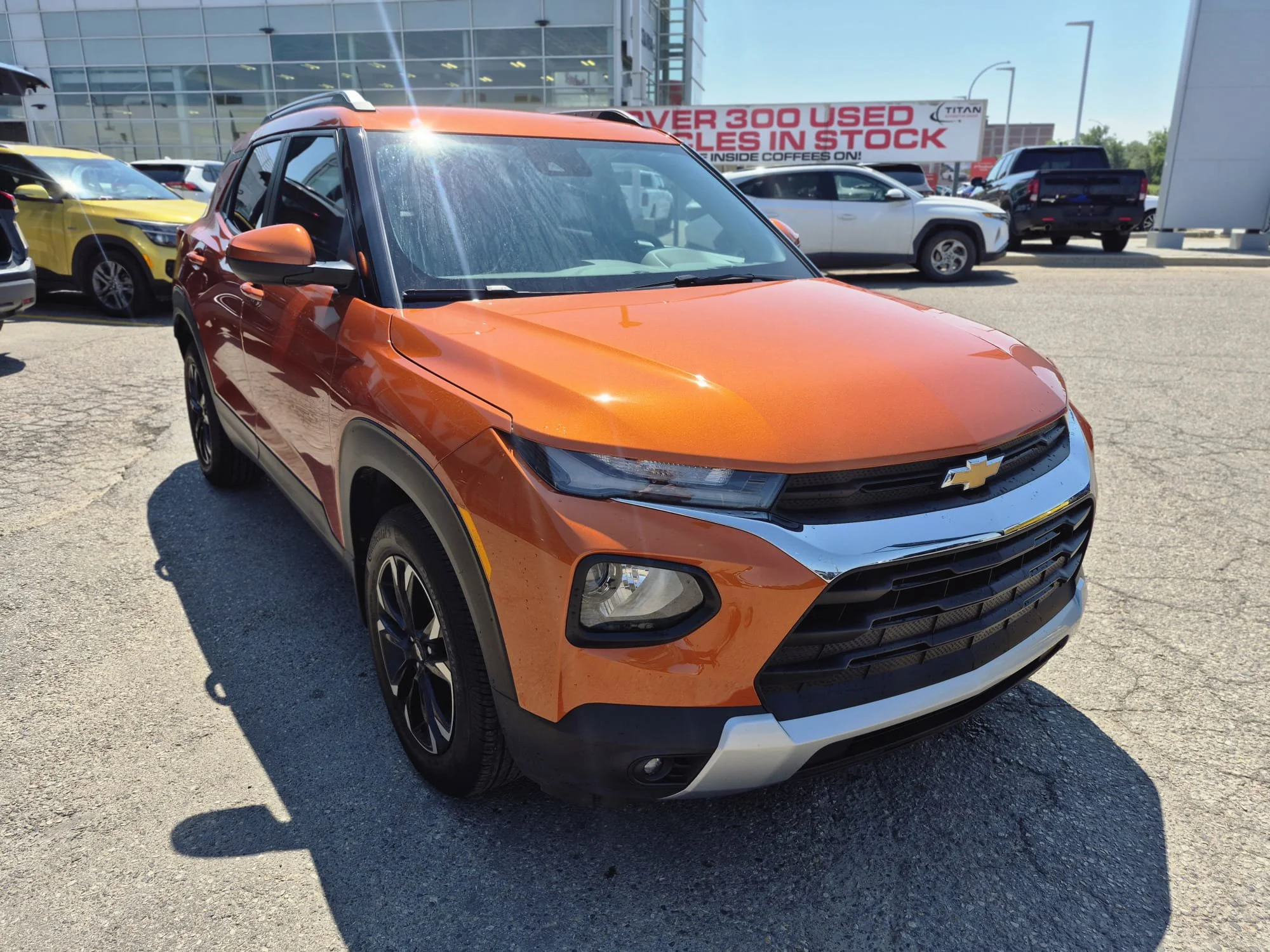 Certified Used 2023 Vivid Orange Metallic Chevrolet LT AWD*Htd Seats | Remote Start | Lane Keep Assist | Park Assist | CarPlay | Blind Spot Detection image 5