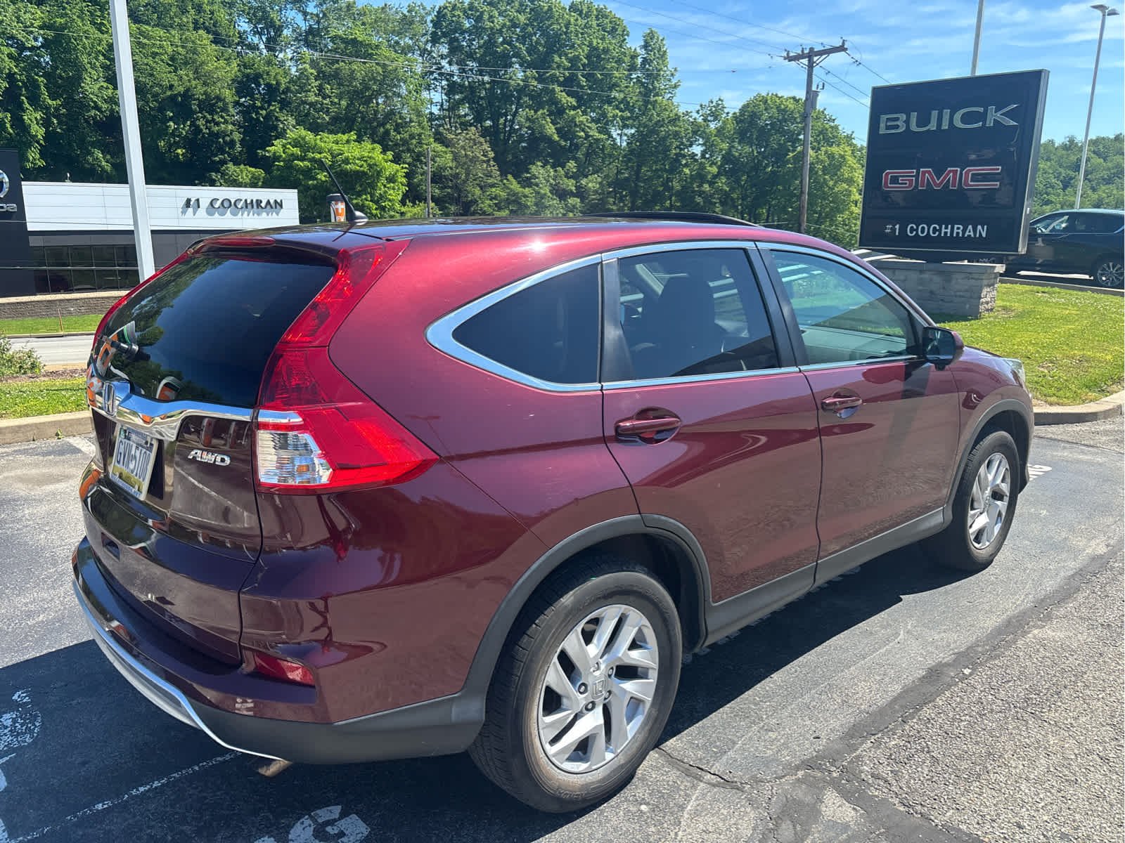 Used 2016 Basque Red Pearl II Honda EX image 6