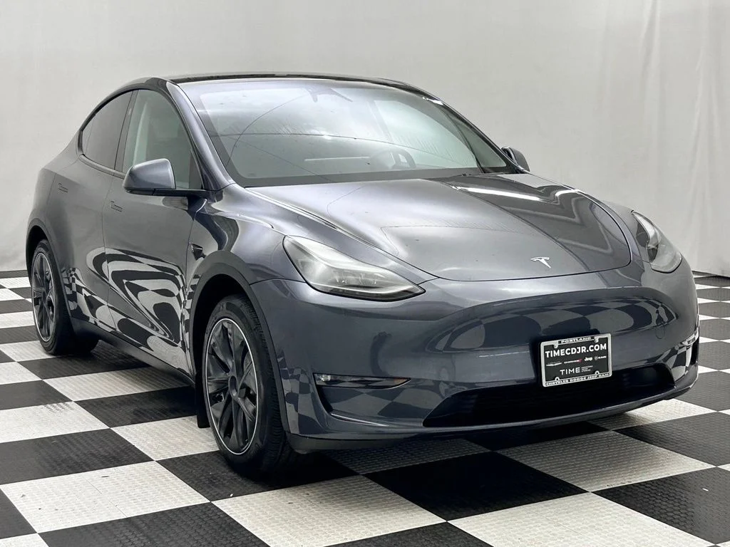 Used 2023 Gray Tesla Long Range image 2