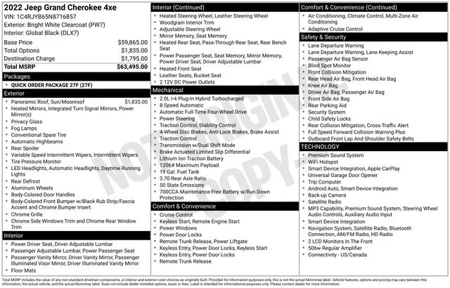 Used 2022 White Jeep 4xe image 38