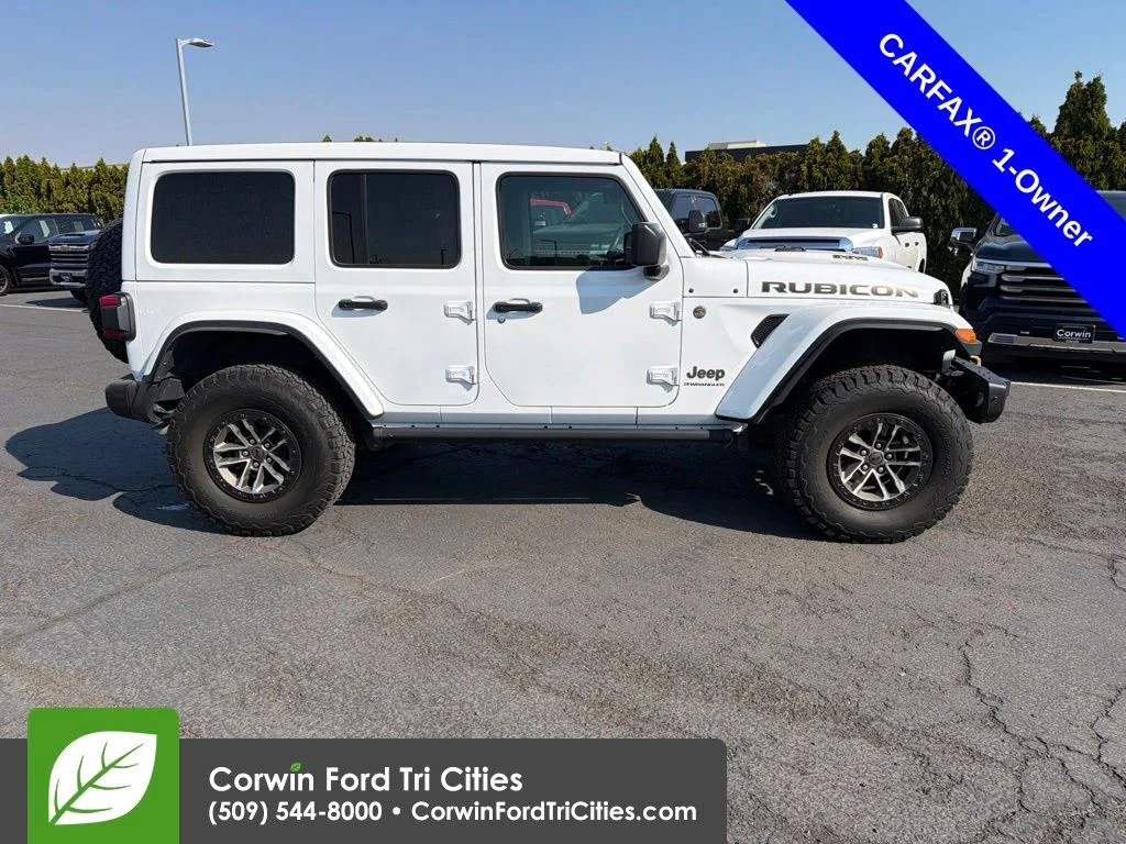 Used 2024 Bright White Clearcoat Jeep Rubicon 392 image 13