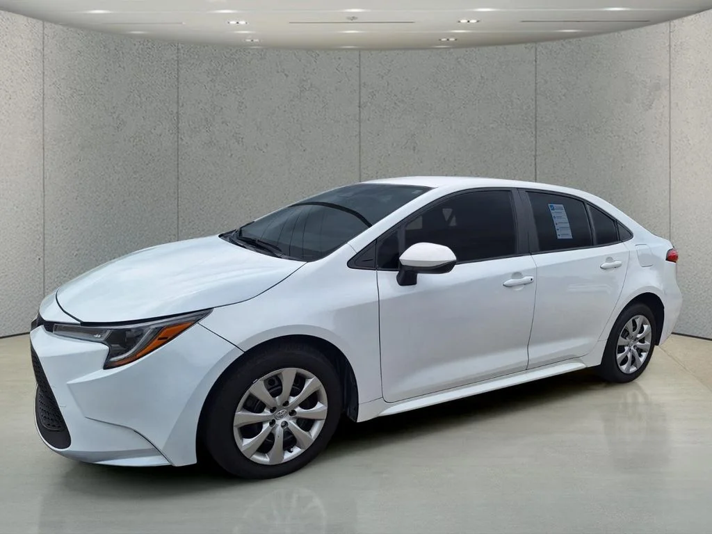 Used 2024 White Toyota LE image 9