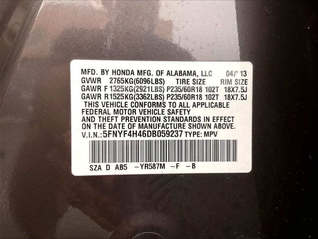 Used 2013 Brown Honda EX image 36