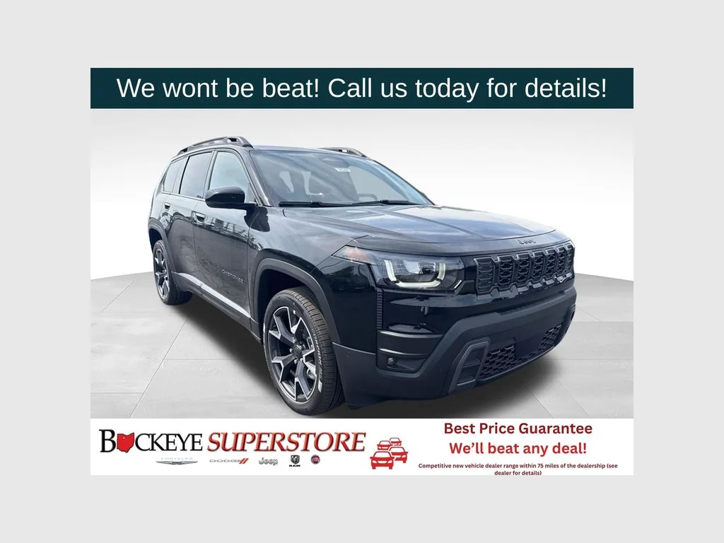 New 2026 Diamond Black Crystal Pearl-Coat Exterior Paint Jeep Overland image 1