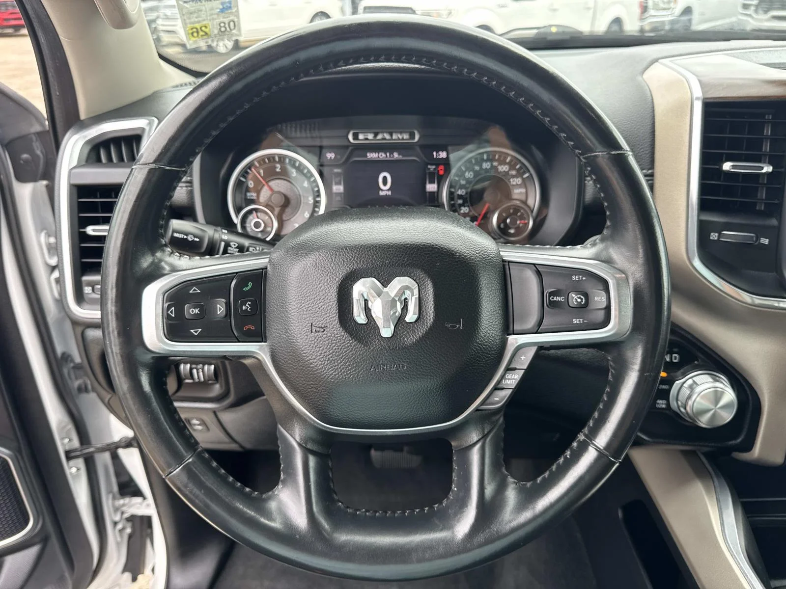 Used 2022 Bright White Clearcoat Ram Laramie image 21