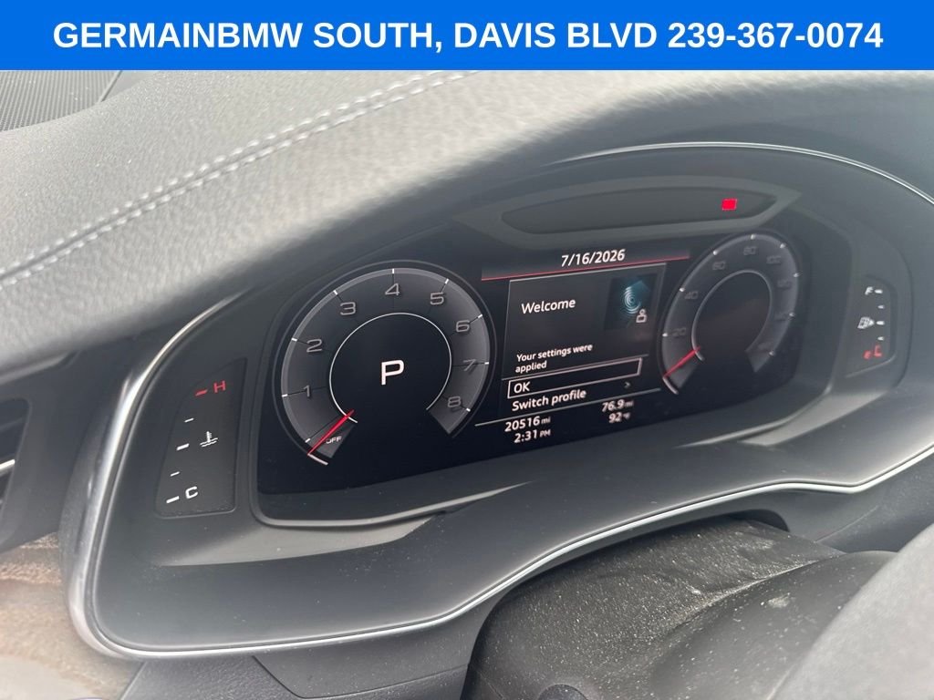 Used 2019 Triton Blue Audi 3.0T Premium Plus image 11