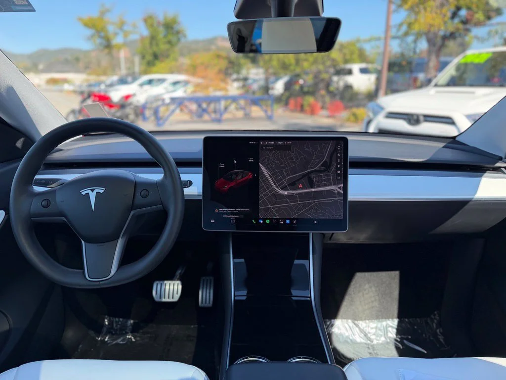Used 2020 Red Tesla Performance image 12