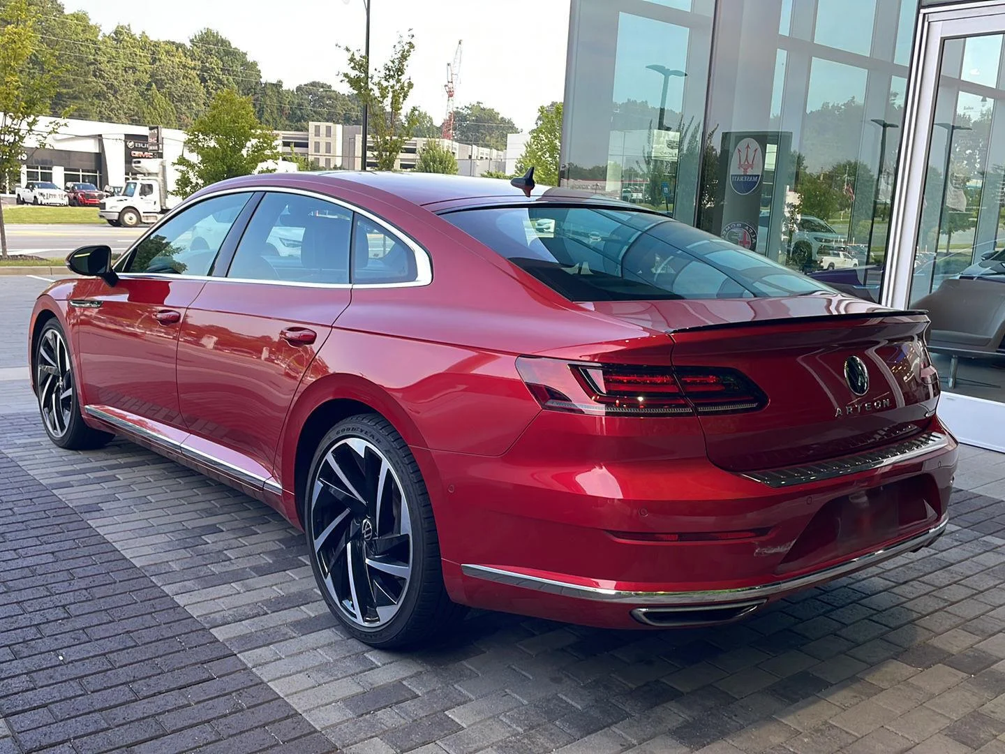 Certified Used 2021 Kings Red Metallic Volkswagen SEL Premium R-Line image 27