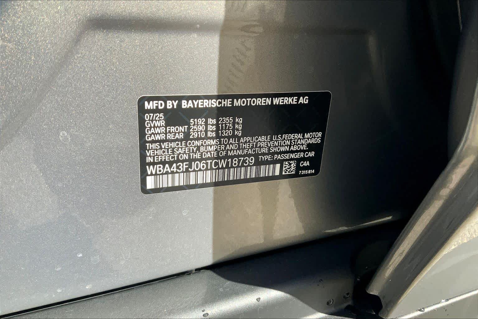Used 2026 Oxide Grey Metallic BMW 530i image 18