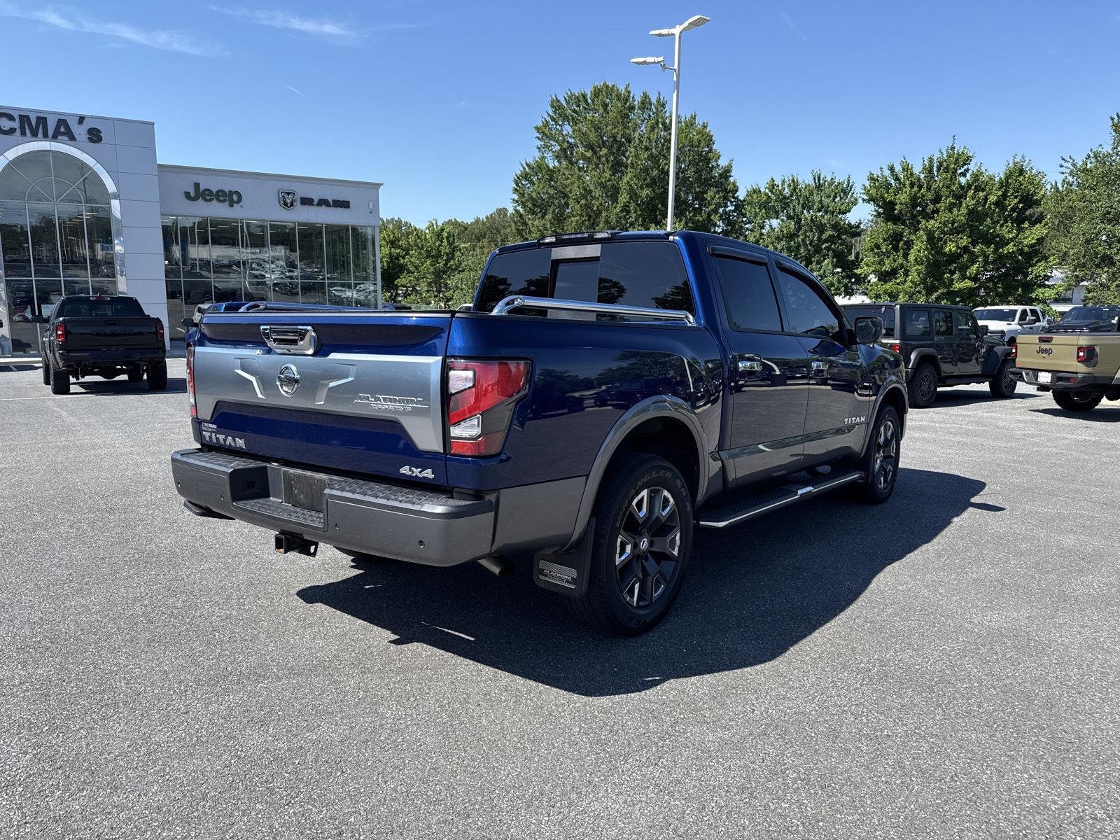 Used 2021 Deep Blue Pearl Metallic Nissan Platinum Reserve image 5