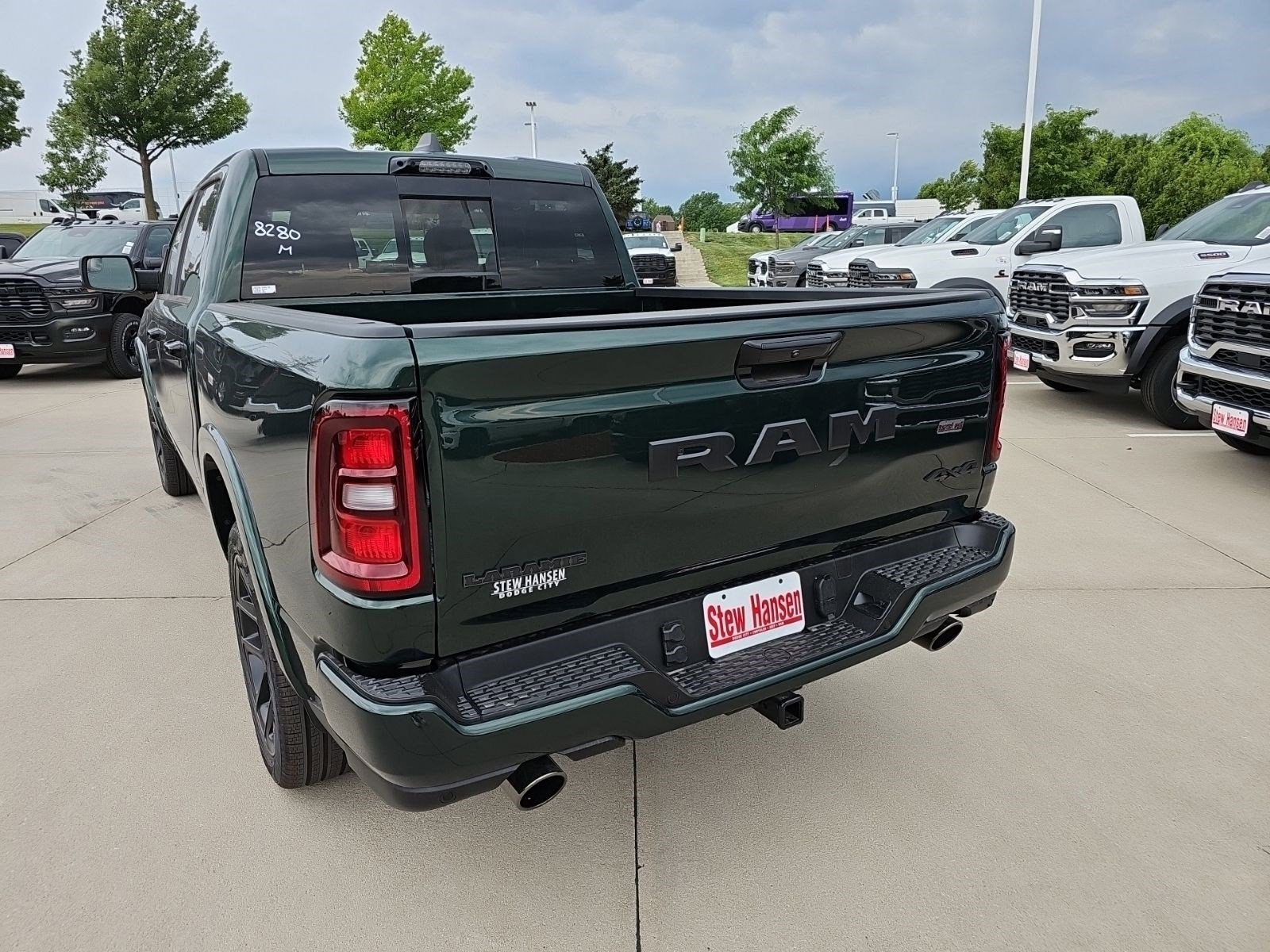New 2026 Serrano Green Metallic Ram Laramie image 3