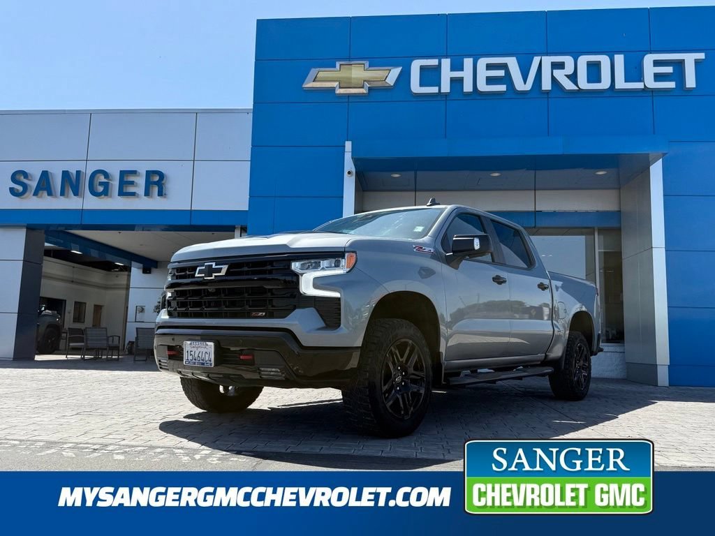 Sterling Gray Metallic 2024 Chevrolet Silverado 1500 Pickup Truck Four-Wheel Drive 