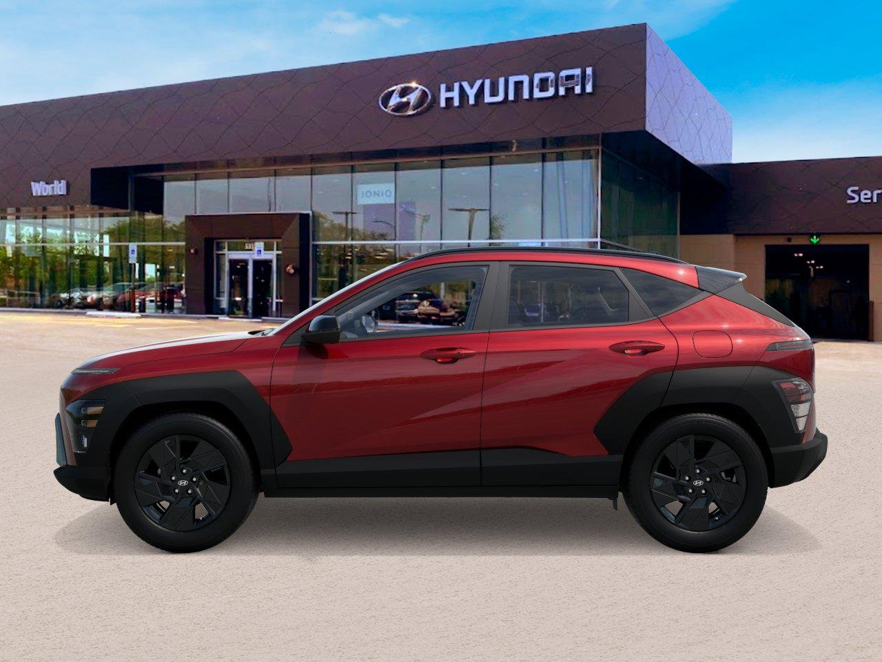 New 2027 Ultimate Red Metallic Hyundai SEL Sport FWD image 3