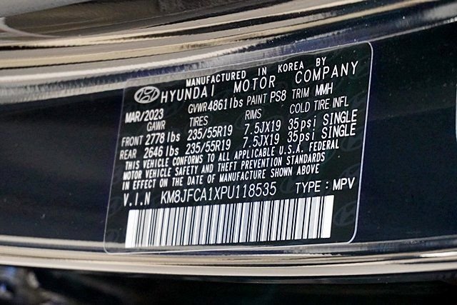 Used 2023 Blue Hyundai SEL Convenience image 35