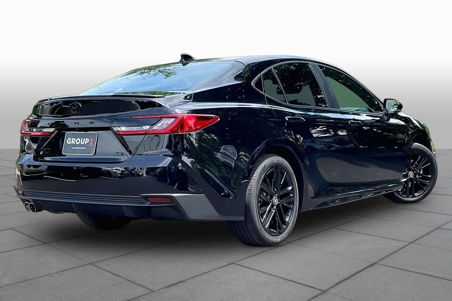 Used 2025 Midnight Black Metallic Toyota SE image 12