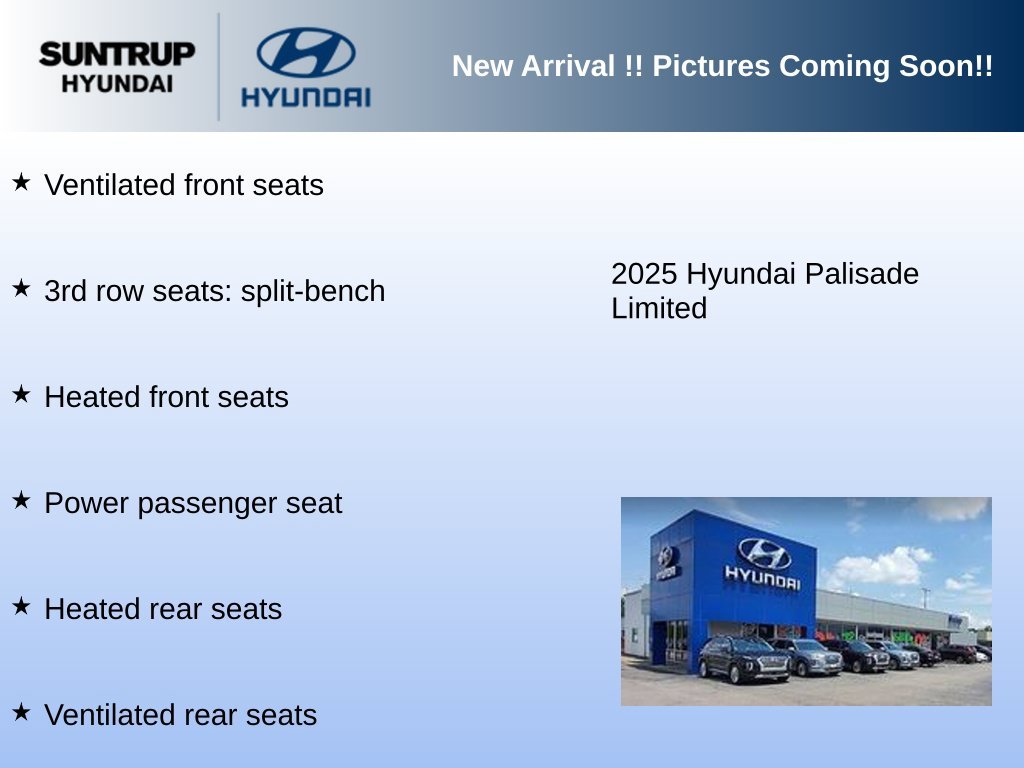 Used 2025 Hyper White Hyundai Limited image 4