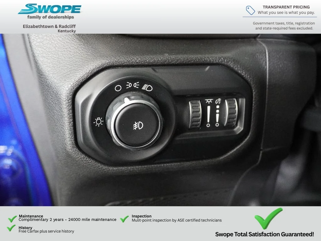 Used 2018 Ocean Blue Metallic Clearcoat Jeep Sport image 13