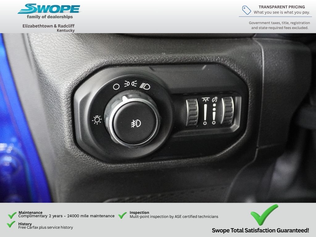 Used 2018 Ocean Blue Metallic Clearcoat Jeep Sport image 13