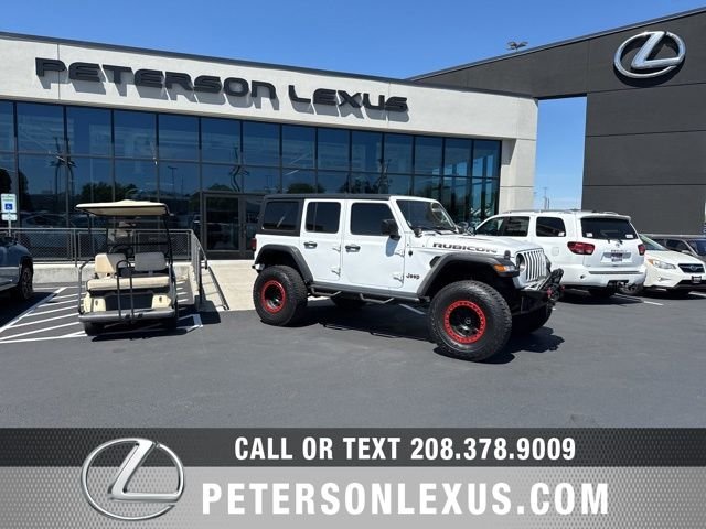 Used 2018 White Jeep Unlimited Rubicon image 1