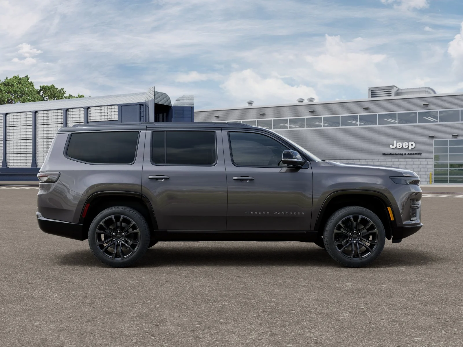New 2026 Baltic-Gray Metallic Clear-Coat Exterior Paint Jeep Grand Wagoneer image 12