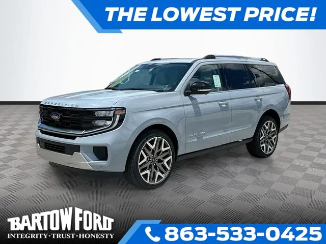 New 2026 Gray Metallic Ford Platinum image 1