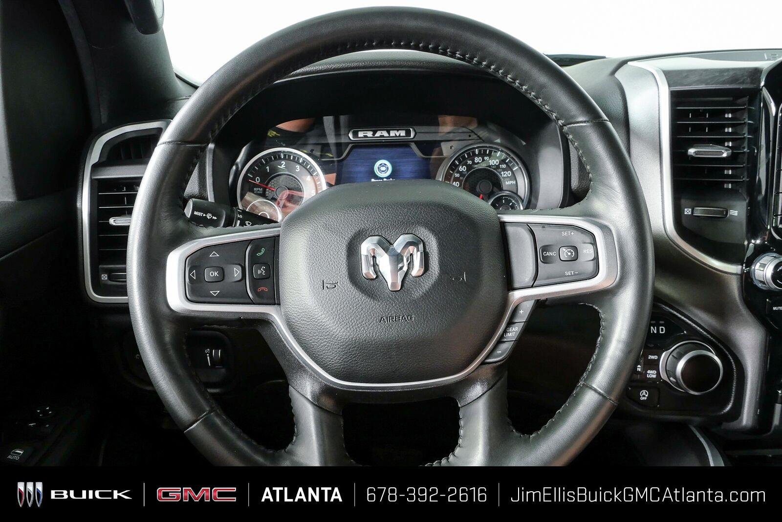 Used 2023 Granite Crystal Metallic Clearcoat Ram Big Horn image 9