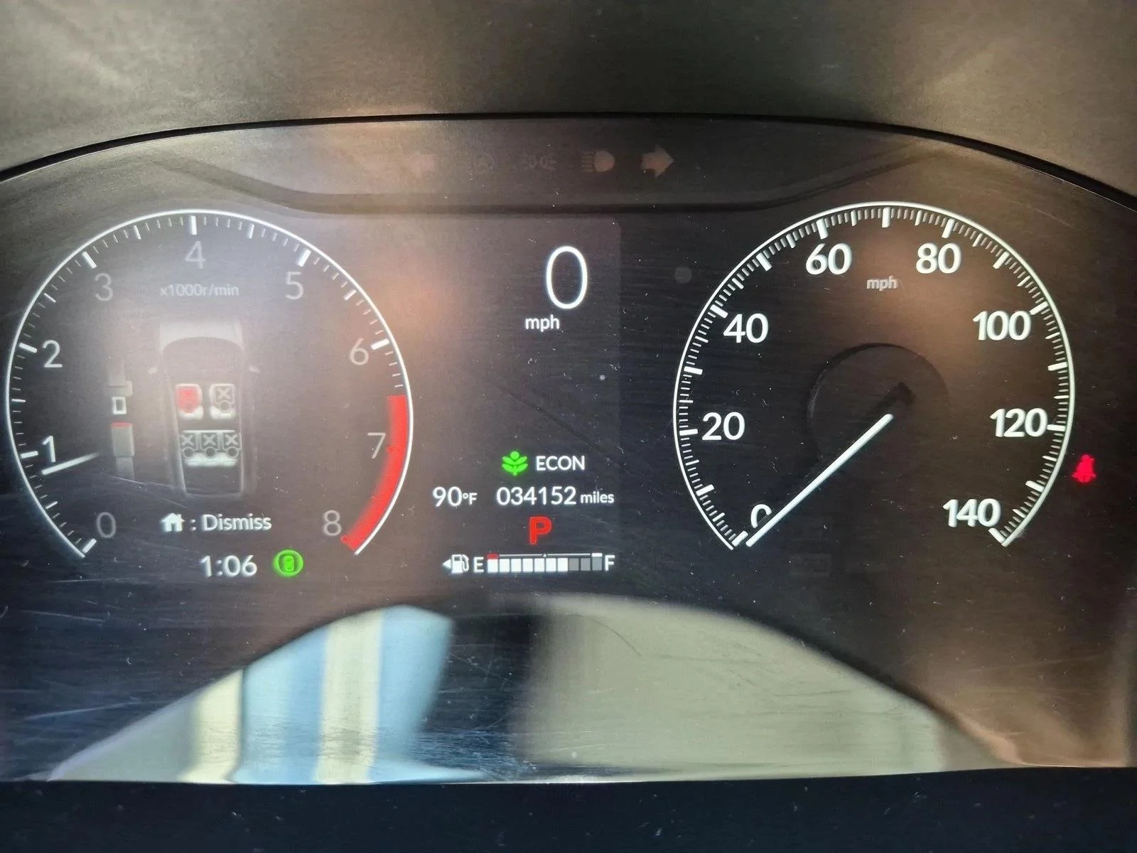 Used 2023 Platinum White Pearl Honda LX image 9