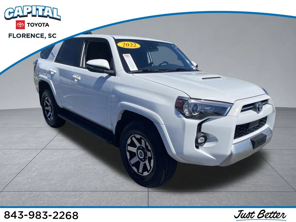 Used 2022 White Toyota TRD Off-Road Premium image 1