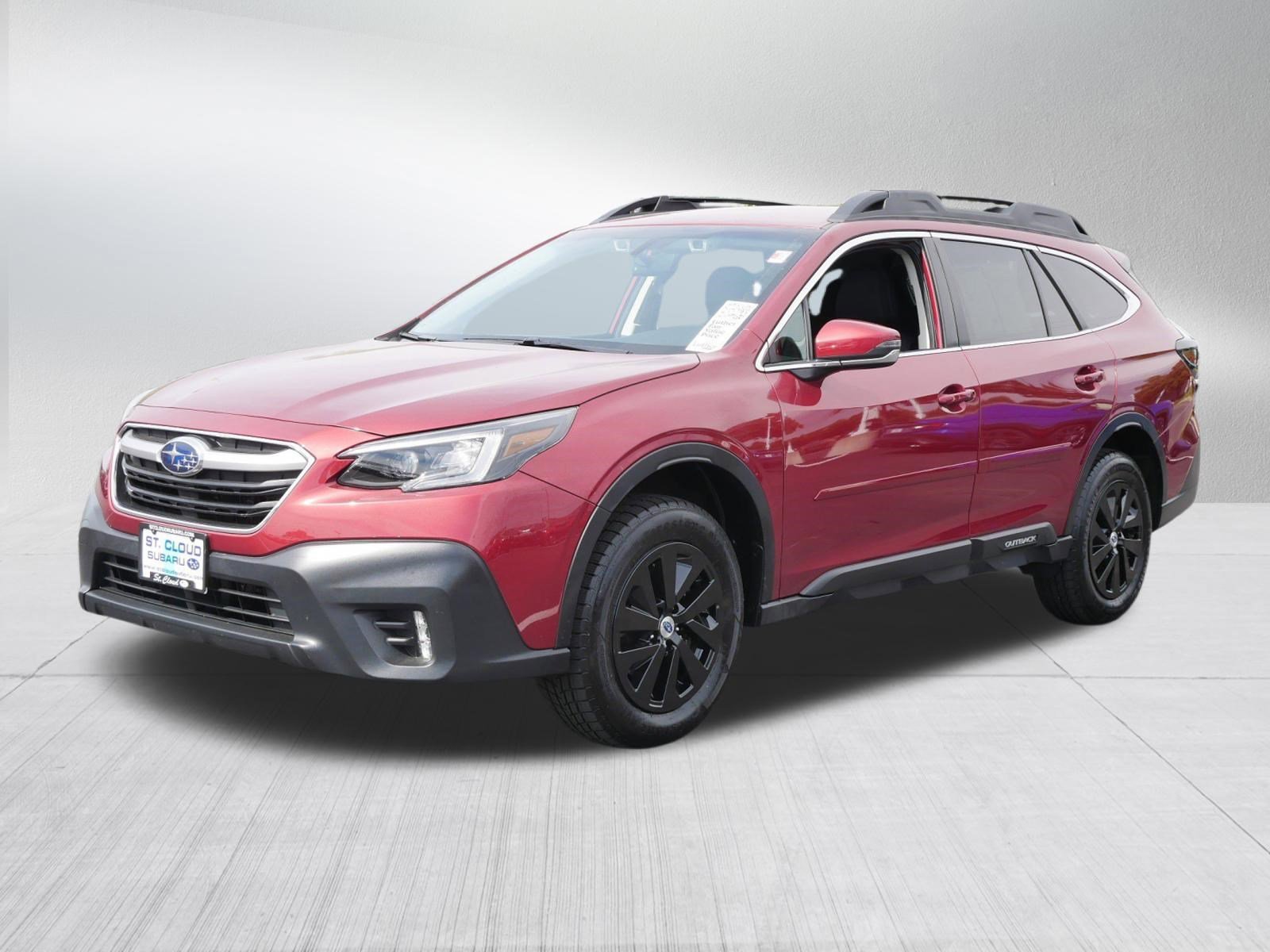 Used 2021 Crimson Red Pearl Subaru Premium image 3