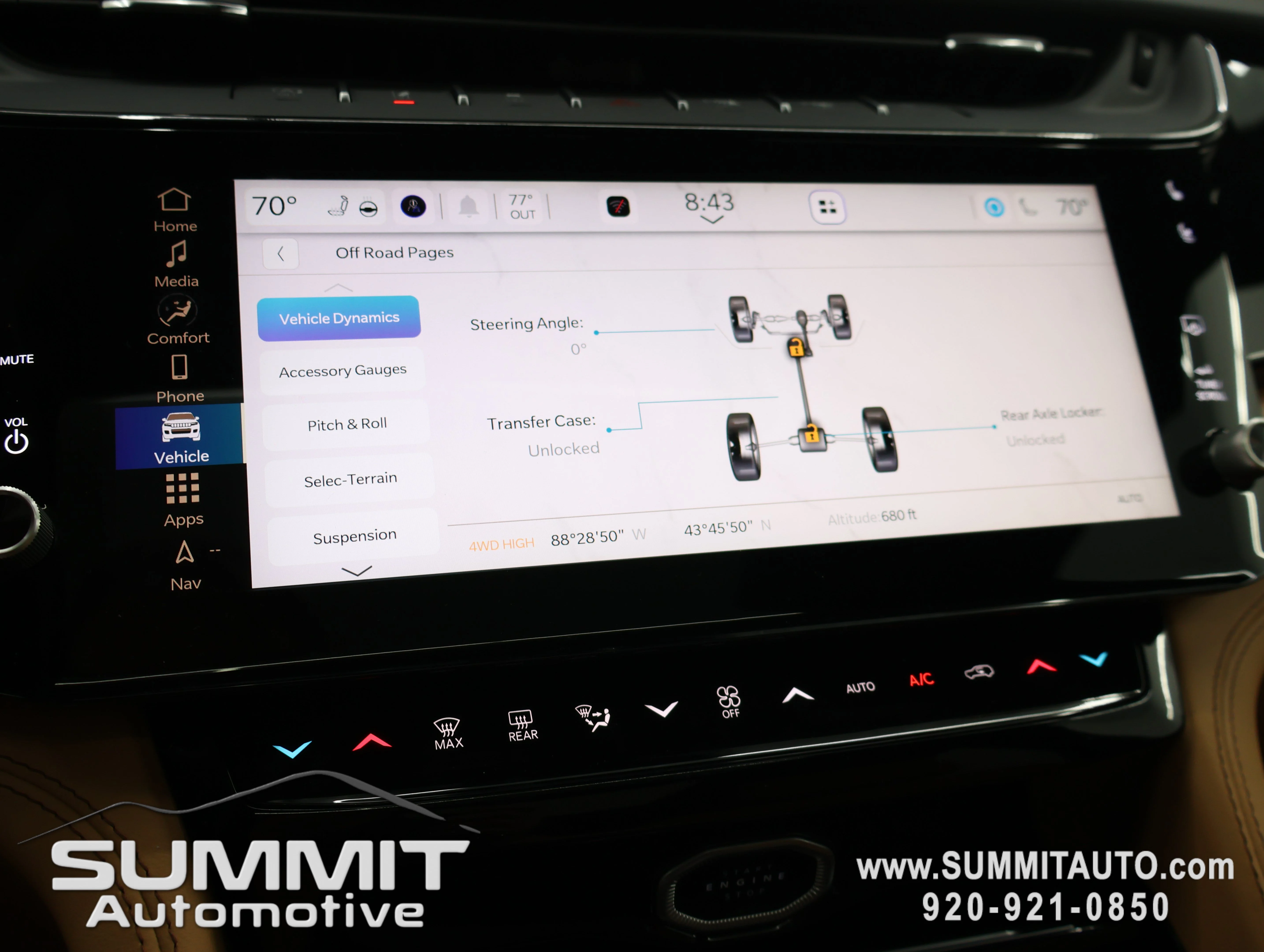 New 2026 Diamond Black Crystal Pearl-Coat Exterior Paint Jeep Summit image 73