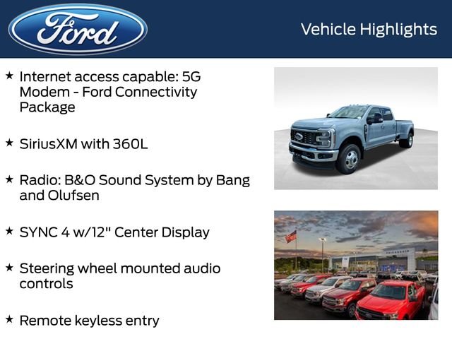 New 2026 Glacier Gray Metallic Tri-Coat Ford F-350® Lariat® image 8