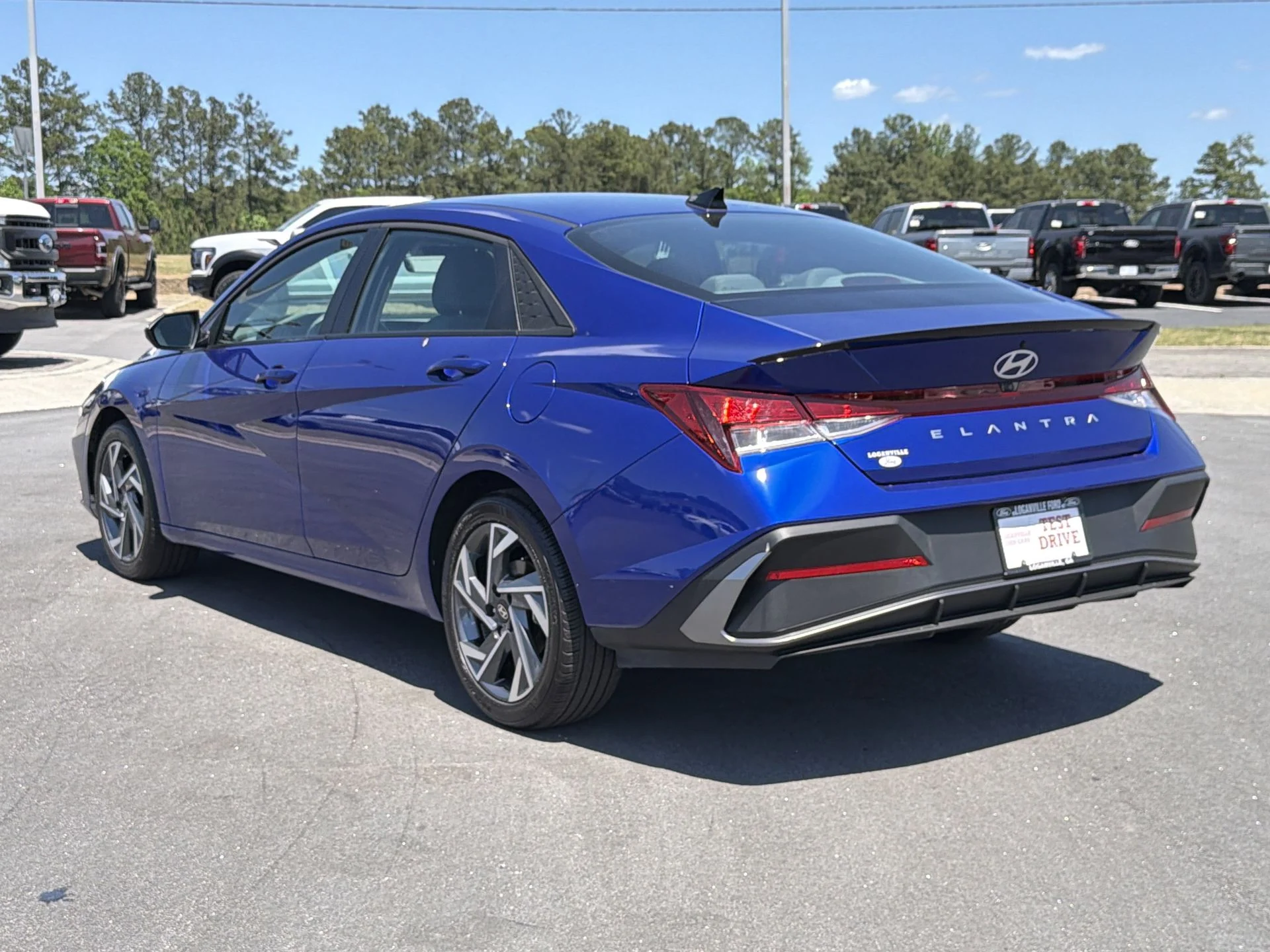 Certified Used 2025 Intense Blue Hyundai SEL Sport image 24