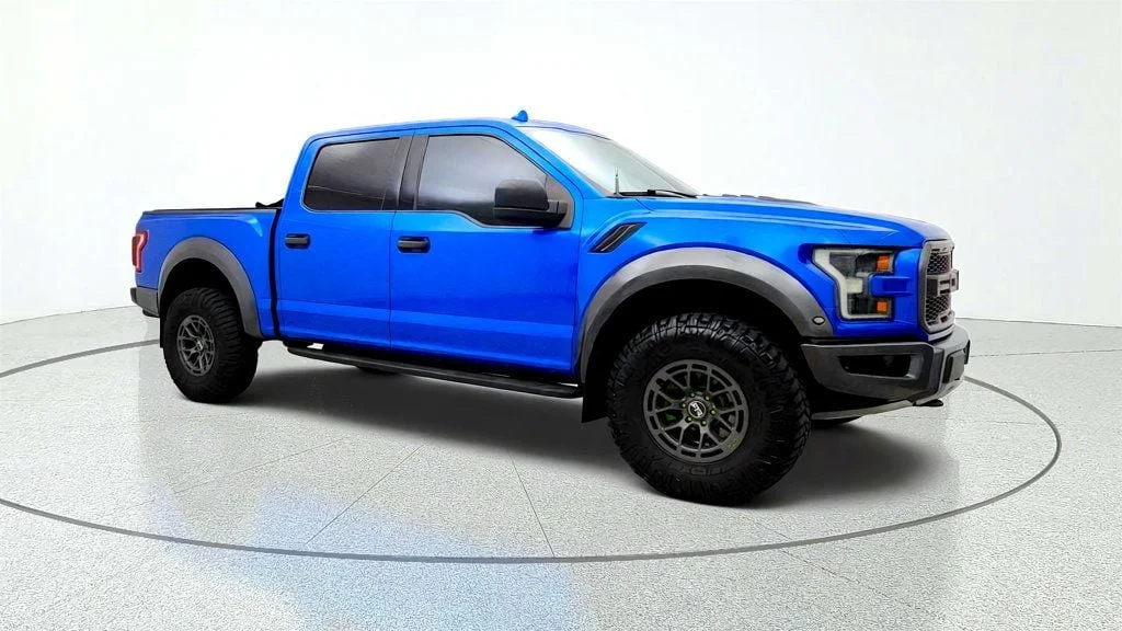 Used 2019 Velocity Blue Metallic Ford Raptor 4WD SuperCrew 5.5