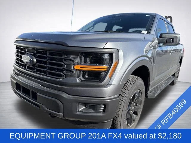 Used 2024 Gray Metallic Ford STX image 2