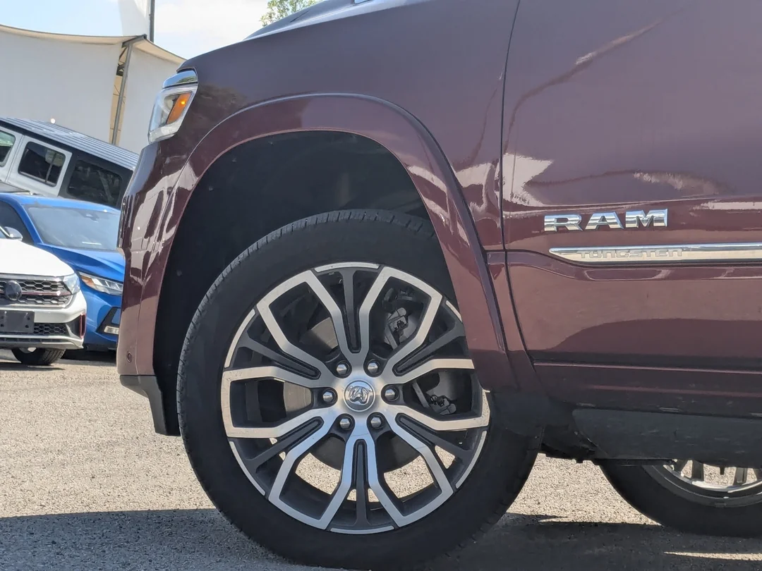 Certified Used 2025 Red RAM Tungsten - - 4x4 - Indigo Sea Salt Leather - Bed Utility Grp - Trailer Pkg & More! image 9