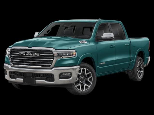 New 2026 Serrano-Green Metallic Exterior Paint RAM Laramie Crew Cab 5