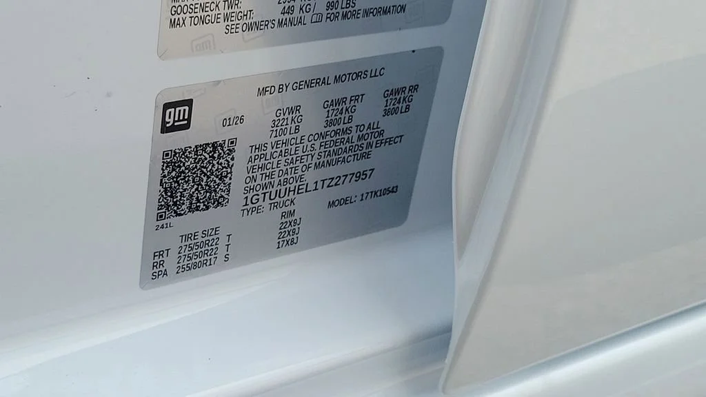 New 2026 Glacier White Tricoat GMC Denali Ultimate image 12