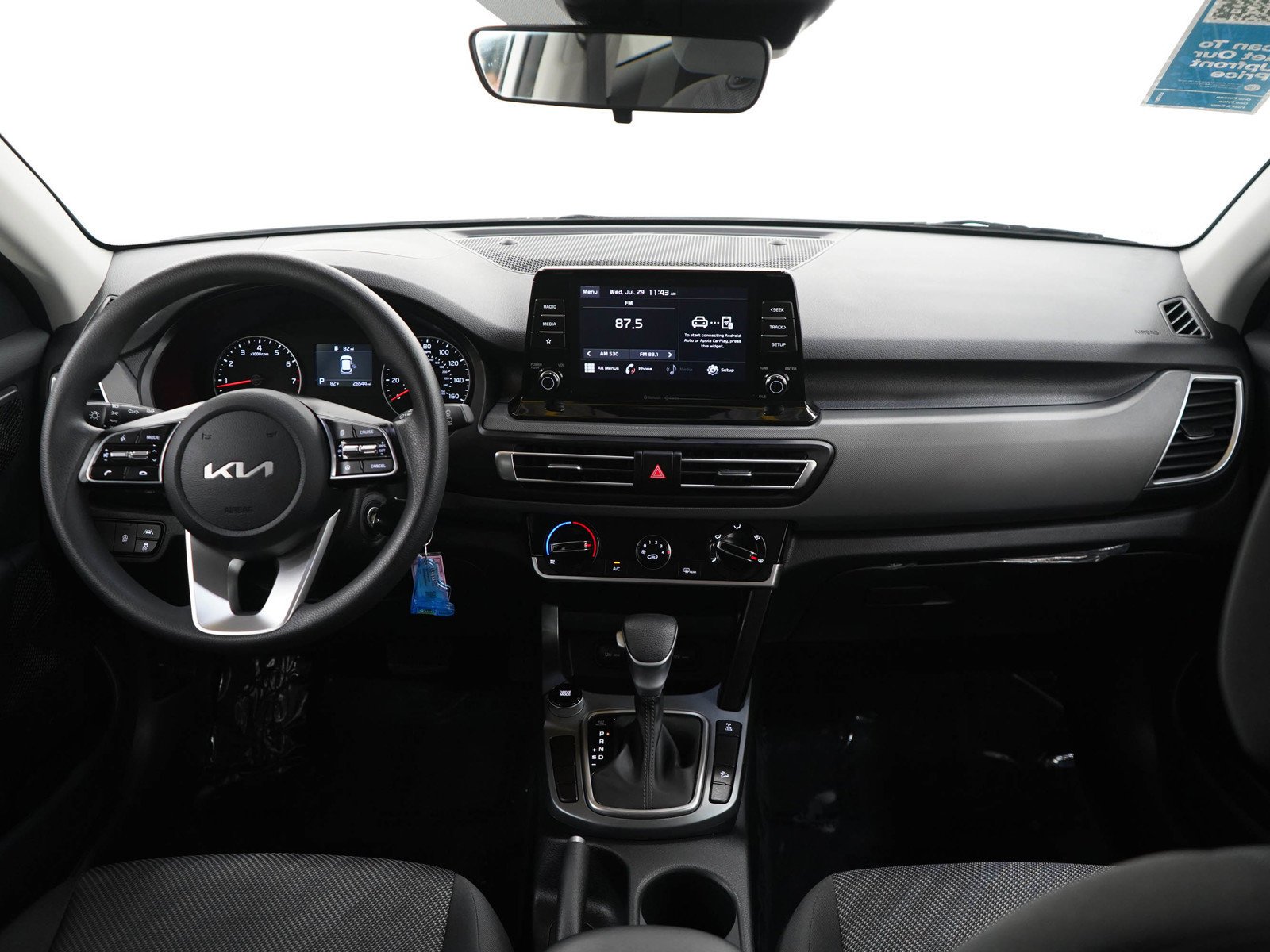 Used 2023 Snow White Pearl Kia Lx image 13